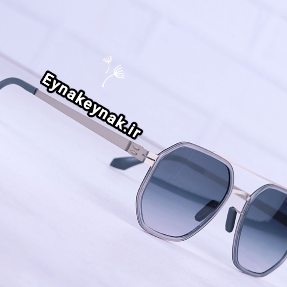 عینک آفتابی آیس برلین مردانه فلزی نقره ای پلاریزه