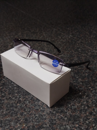 عینک مطالعه نمره با پوشش آنتی رفلکس طرح بدون قاب